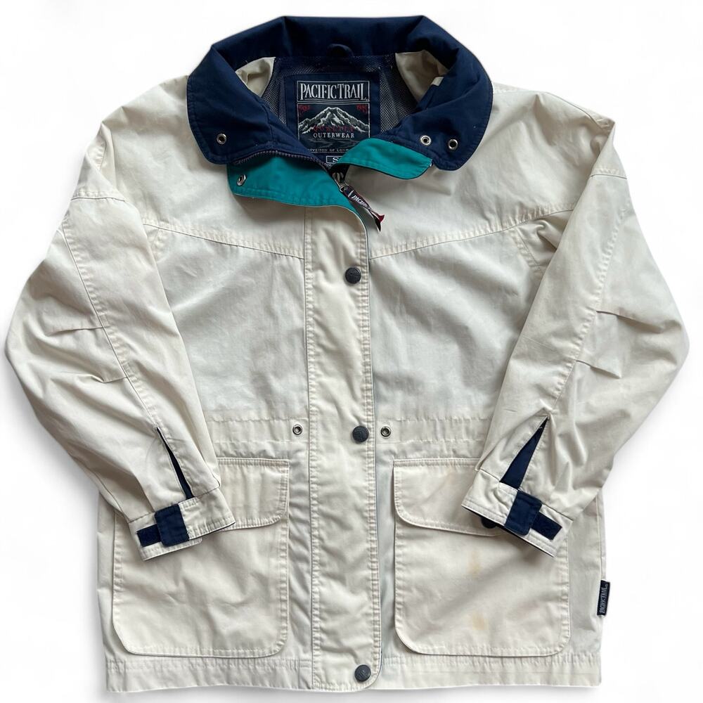 Vintage Pacific Trail Sailing Yacht Regatta Parka Jacket Coat S London Fog Long